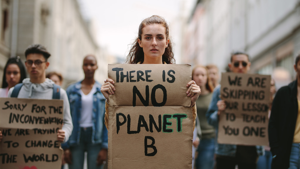 no planet B banner