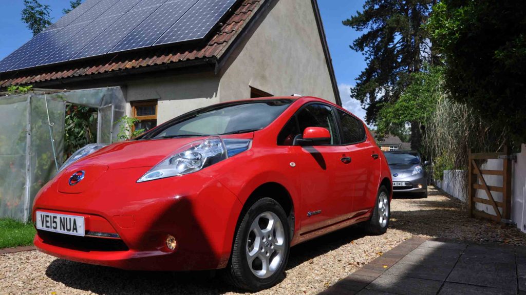 Solar Panels and Electric Vehicle