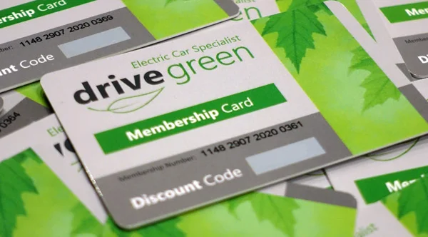 drive green membership cards