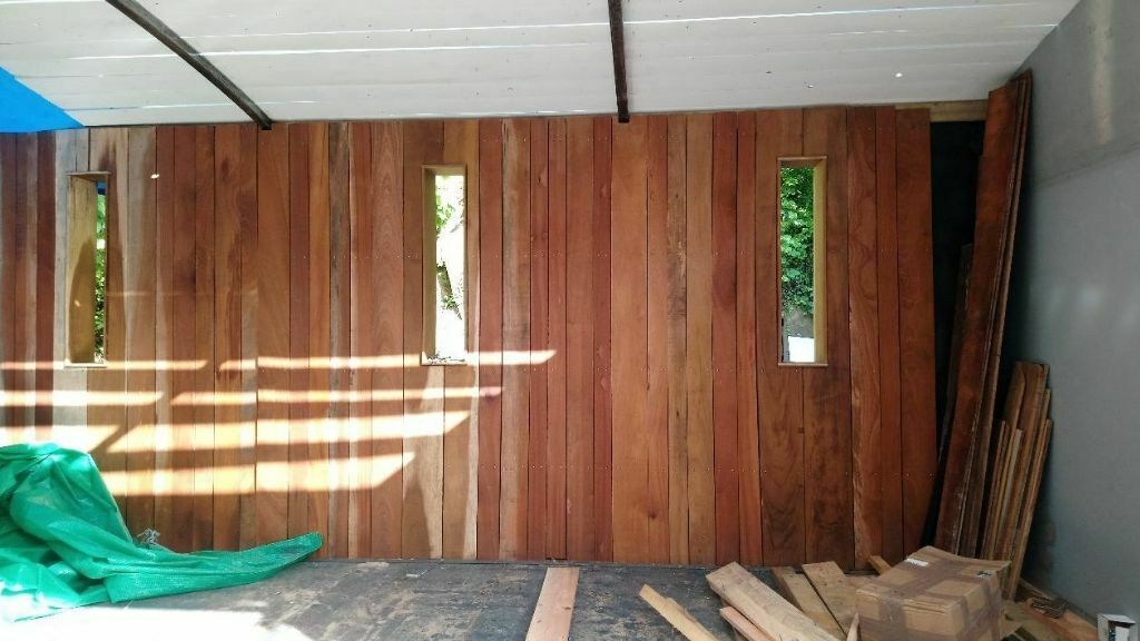 Recycled materials used for eco build