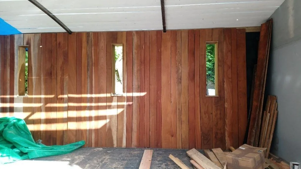 Recycled materials used for eco build