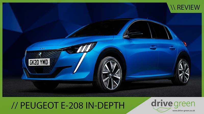 Peugeot e-208 Review - Drive Green - The Electric Car Specialist. REVIEW-Peugeot-E-208