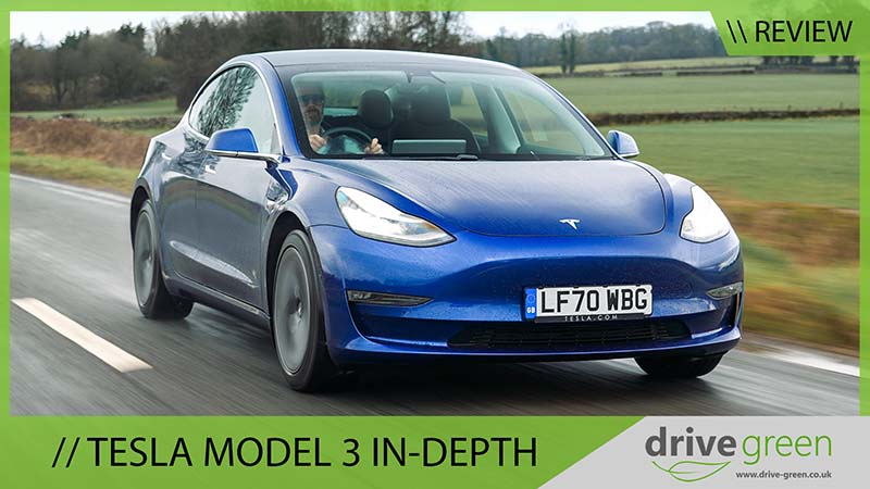 Tesla Model 3 In-Depth Review - Drive Green - The Electric Car Specialist. REVIEW-Tesla-Model-3