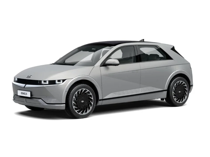 silver ioniq 5 hyundai