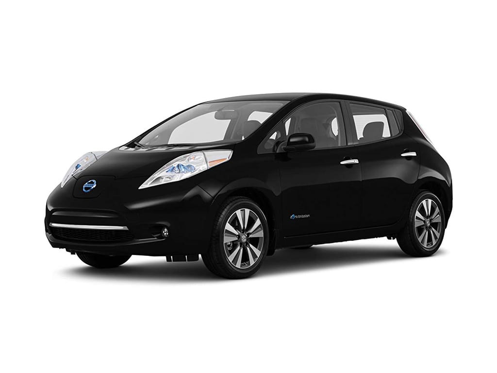 black 30kWh Nissan Leaf Tekna