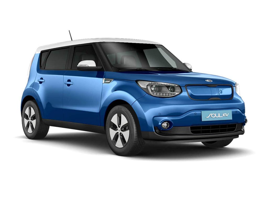 kia soul EV blue
