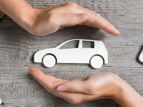 car in hands image