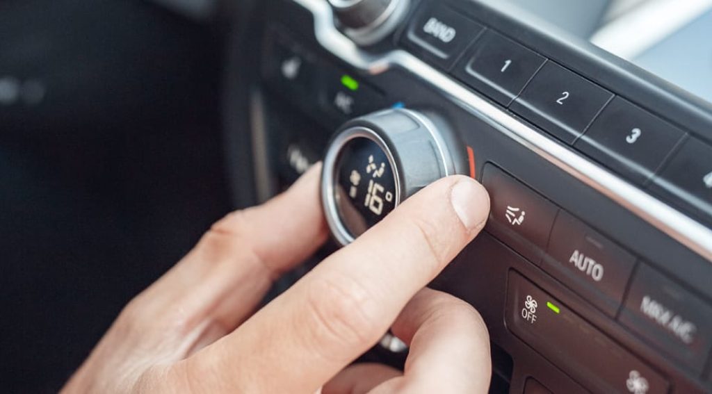 BMW i3 heating controls
